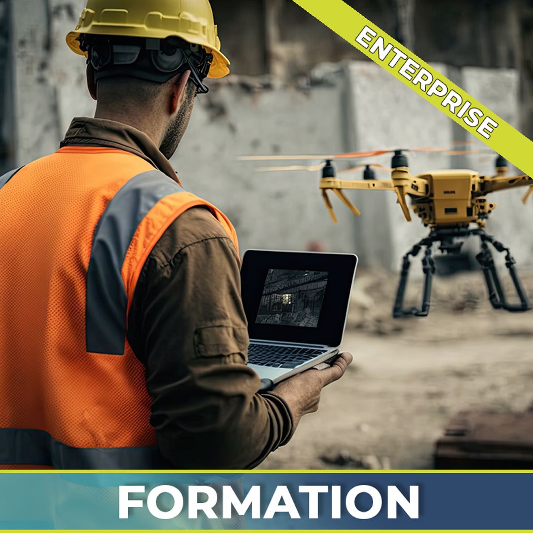 Formation BTP drone complet 10 jours ouvrier chantier