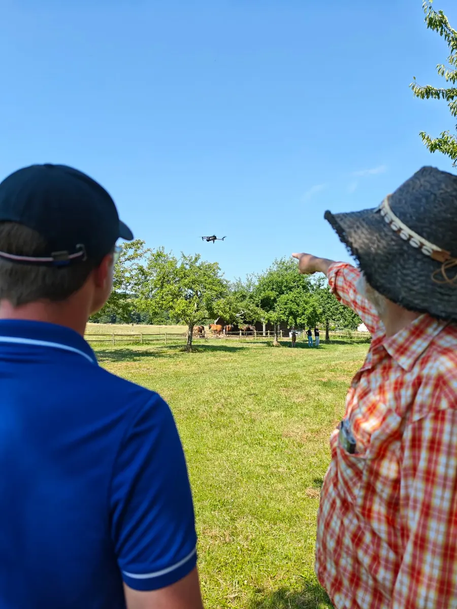 Exercice pratique de pilotage sur terrain pour Formation Pilote drone W1 — 5 jours TELEPILOTE.