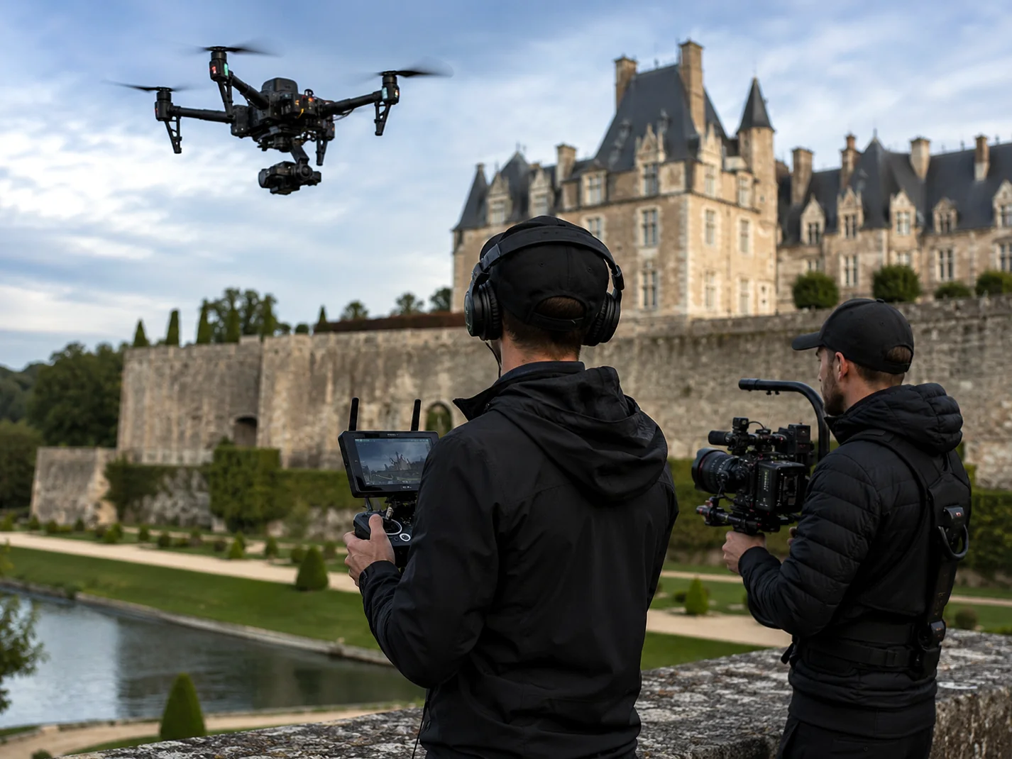 Captation audiovisuelle par drone (patrimoine, cinéma)