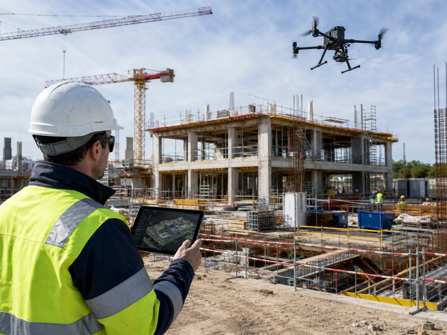 Suivi de chantier BTP par drone