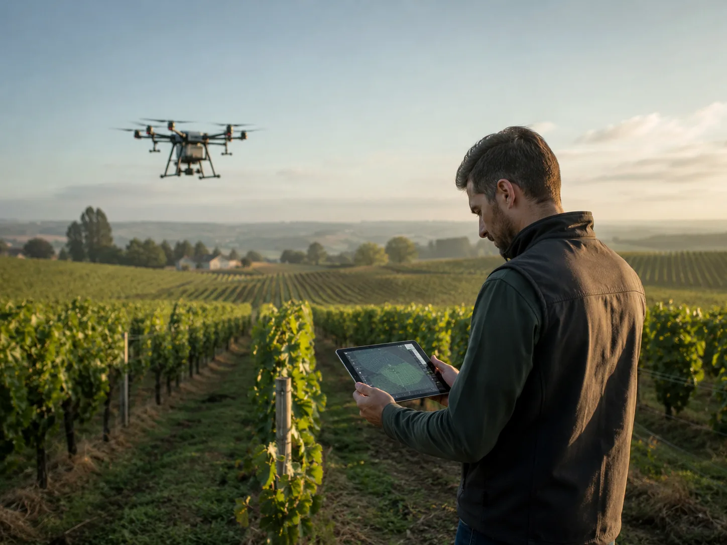 Imagerie multispectrale agricole par drone
