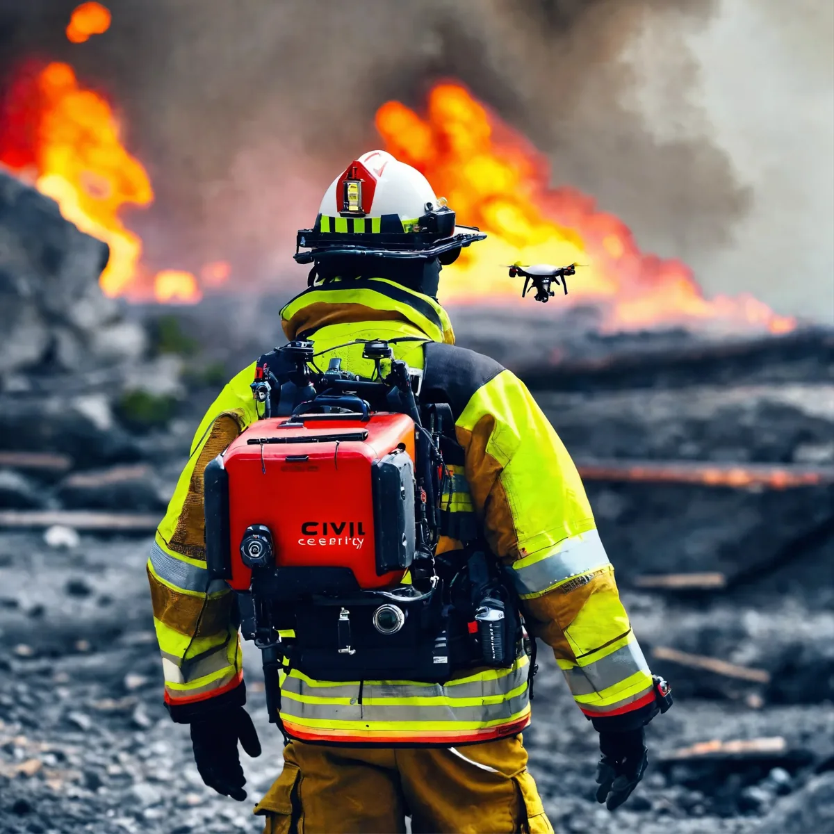 Drone en appui des secours et des pompiers