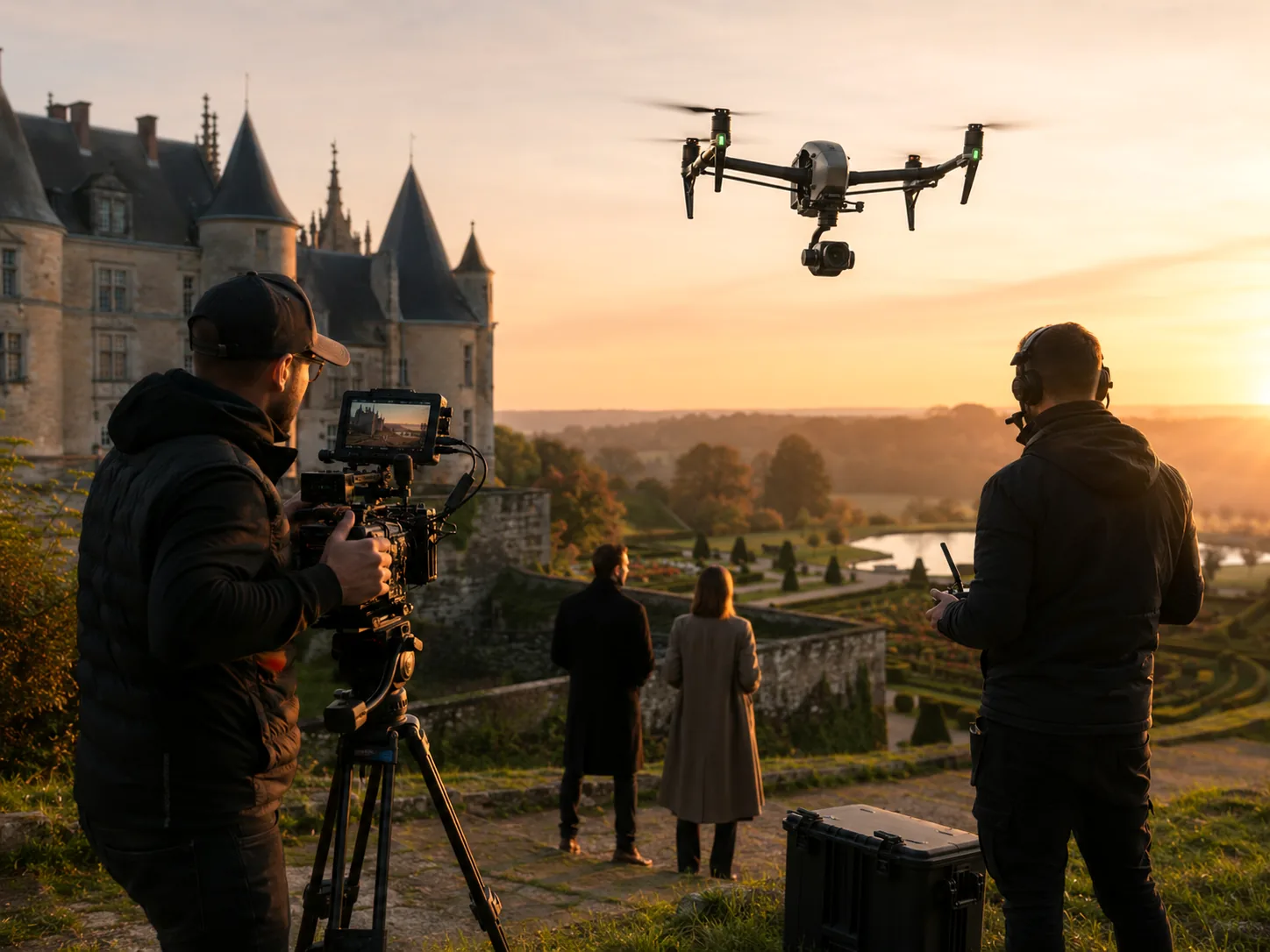 Tournage audiovisuel par drone (DJI Inspire 3)
